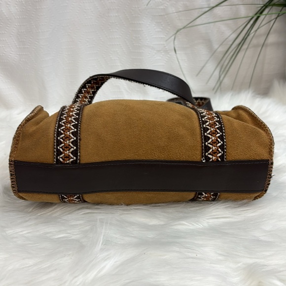UGG Tan and Brown Mini Bag barrel purse - Picture 8 of 12